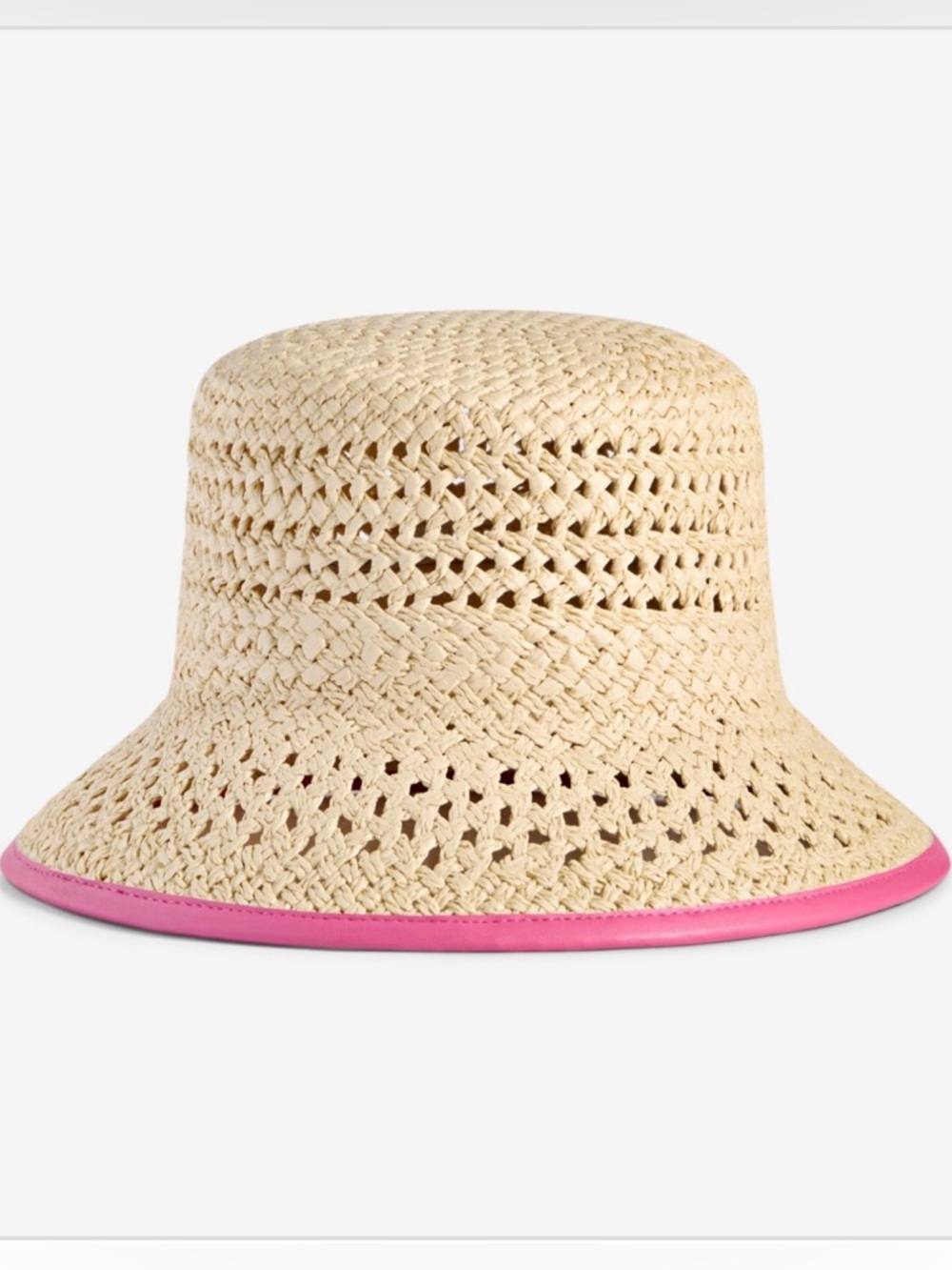 On 34th Straw Bucket Hat